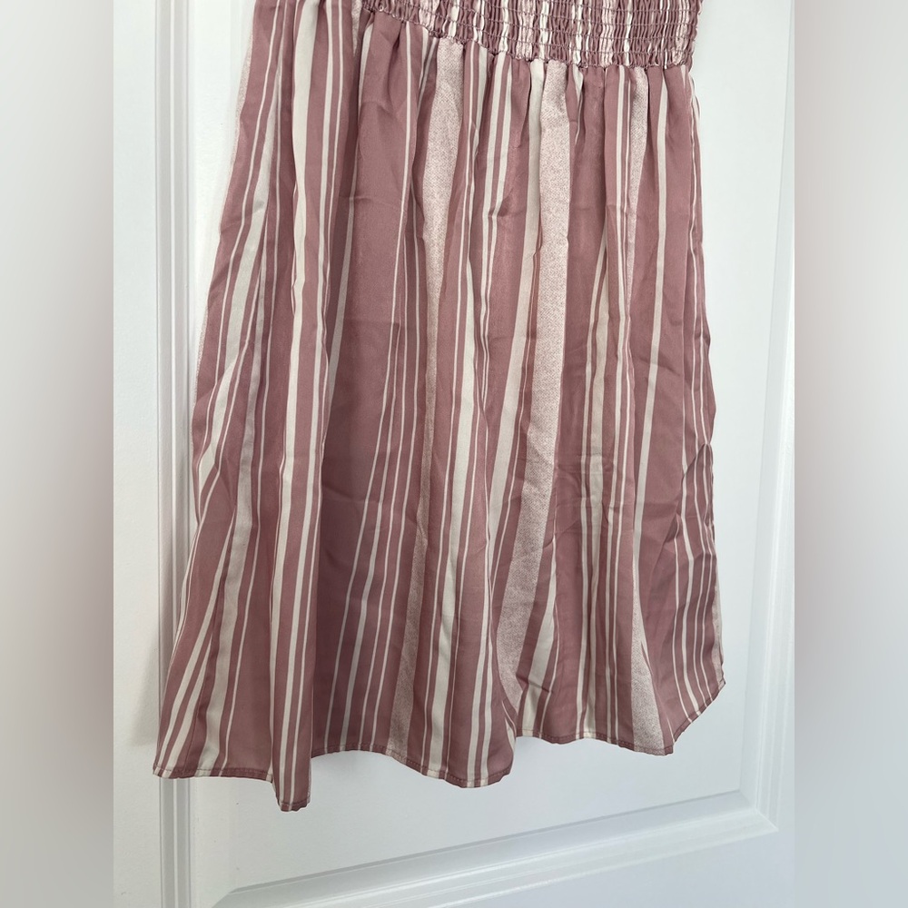 Show Me Your Mumu Pink and White Dolly Smocked Dress - Picture 12 of 16